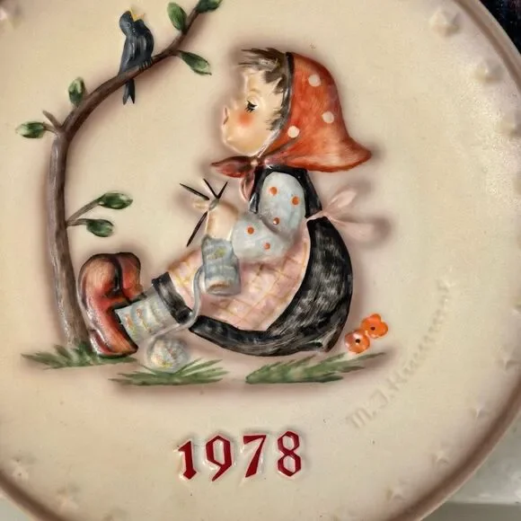 MJ Hummel annual plate 1978 vintage collectors plate - Picture 6 of 12